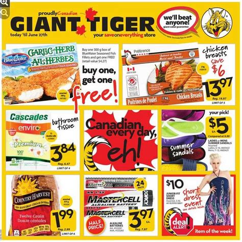 Giant Tiger flyer Jun 20 to 27