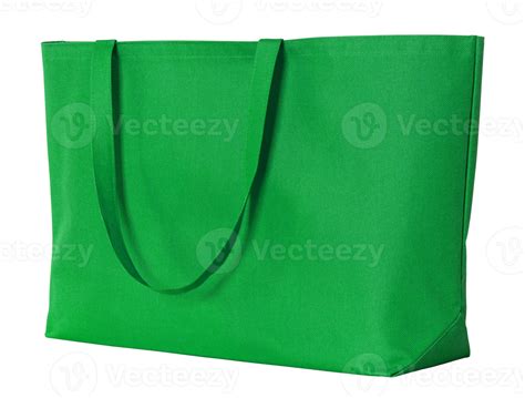 green fabric bag isolated with clipping path for mockup 11380529 PNG