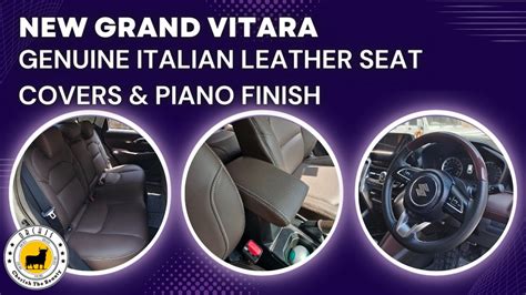 Brand New Grand Vitara Interior Modified | Genuine Italian Leather Seat ...