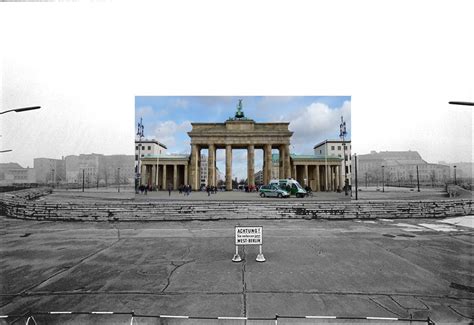 Berlin Wall and Brandenburg Gate - Looking Into the Past | Flickr