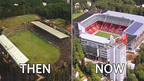 2. Bundesliga Stadiums Then & Now - YouTube