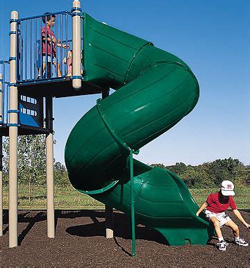 Polyethylene Tunnel Slide - Commercial Strength, 96" High! | Slide ...