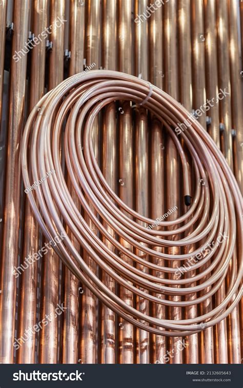 Background Copper Tubes Different Diameter Types Stock Photo 2132605643 ...