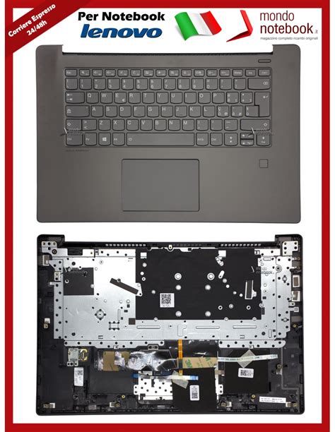 Tastiera Italiana Retroilluminata Completa di Top Case Superiore LENOVO IdeaPad 530S-15IKB (81EV ...