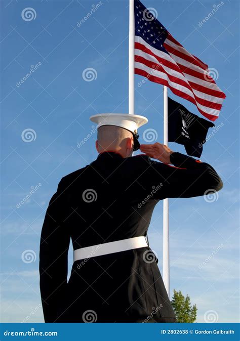 Marine Salute Royalty Free Stock Photos - Image: 2802638