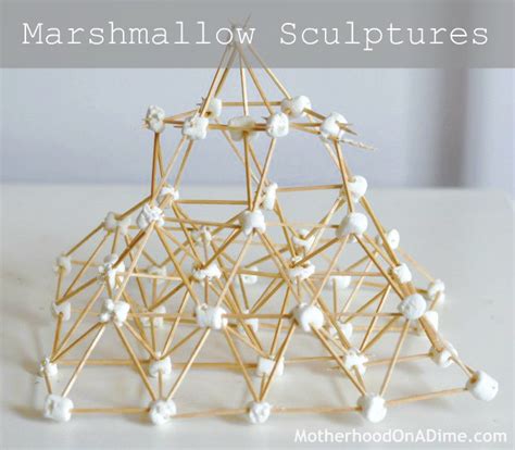 Marshmallow Sculptures - Kids Activities | Saving Money | Home ...