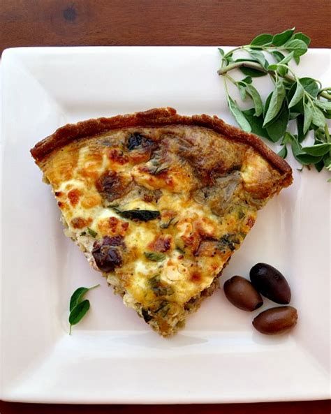 The Greek Quiche Recipe: Artichokes, Kalamata Olives, Sun-Dried Tomatoes, & Feta - Clean Eats ...