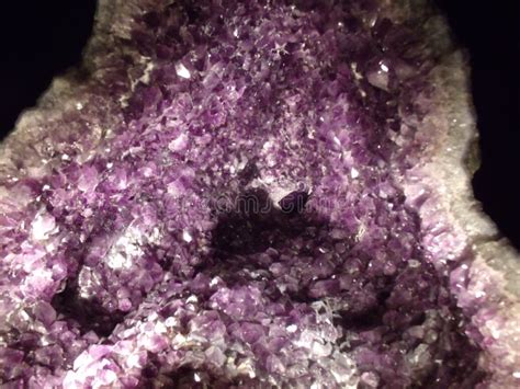 Amethyst geode formation stock image. Image of geode - 112535763