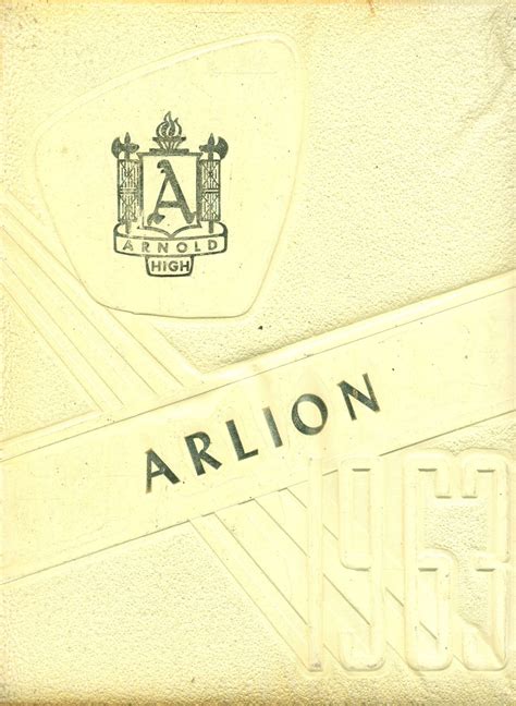 1963 yearbook from Arnold High School from Arnold, Pennsylvania