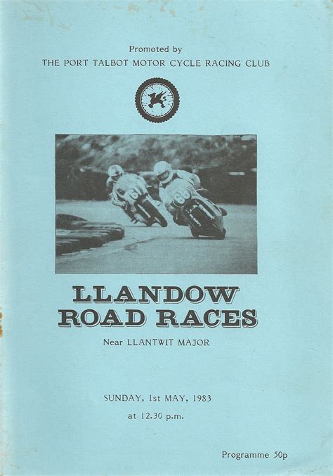 Llandow Circuit | The Motor Racing Programme Covers Project