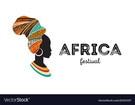 African Woman Silhouette With An African Map As A Vec - vrogue.co