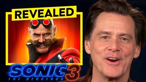 Jim Carrey REVEALS Sonic The Hedgehog 3 May NEVER Happen.. - YouTube