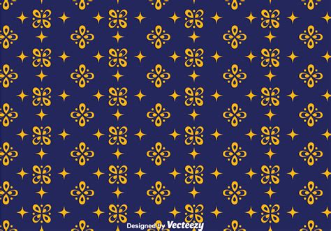 Dark Blue Batik Background Vector - Download Free Vector Art, Stock Graphics & Images