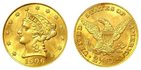 Coronet Head Gold $2.50 Quarter Eagle - Price Charts & Coin Values