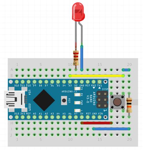 Wiring The Cable: Arduino Button Led Wiring