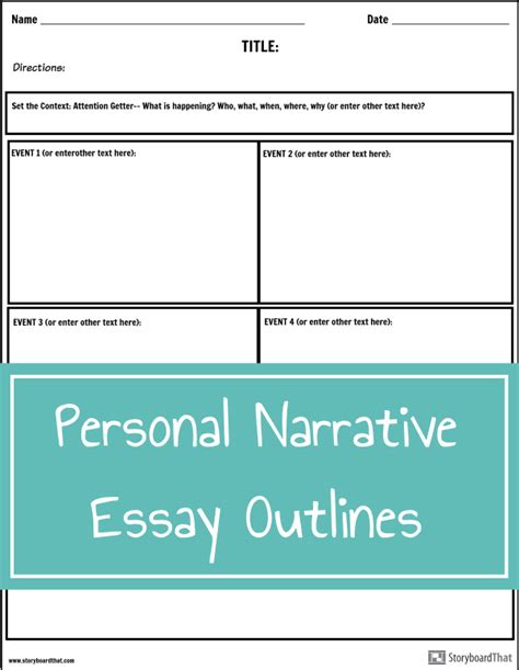 💣 Personal narrative outline example. Third Grade / Personal Narratives. 2022-11-24