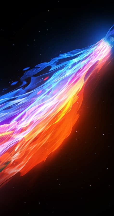 1082x2042 Resolution Flame Rainbow Car 1082x2042 Resolution Wallpaper ...