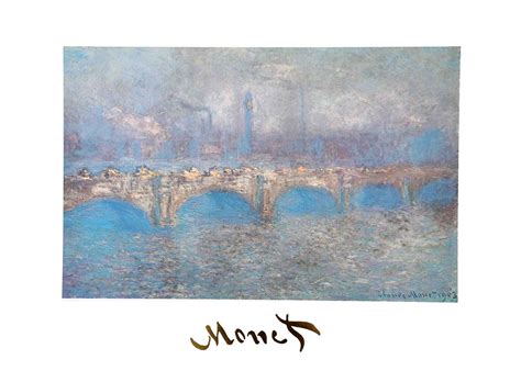 Claude Monet - Waterloo Bridge — Poster Plus