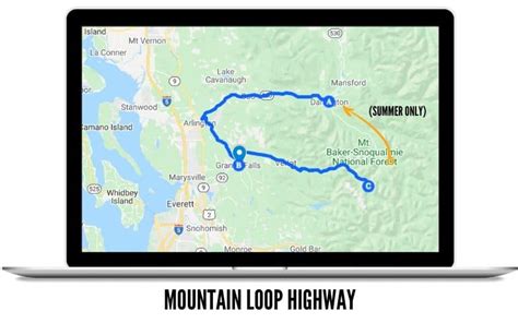 Highway 2 Washington Map - Table Rock Lake Map