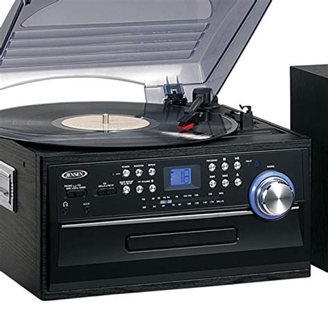 Jensen 3-Speed Stereo Turntable with CD System, Cassette and AM/FM ...