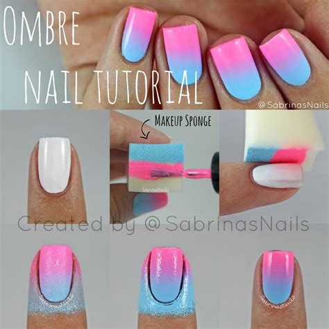 Sabrinas Nails: Ombre Nail Tutorial! | Ombre nails tutorial, Nail art ...