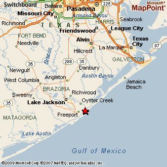 Surfside Beach, Texas Area Map & More