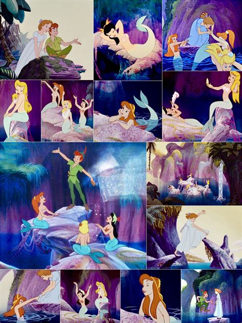 MERMAID LAGOON from Walt Disney’s “PETER PAN” (RKO-Disney, 1953) | Disney art, Mermaid lagoon ...