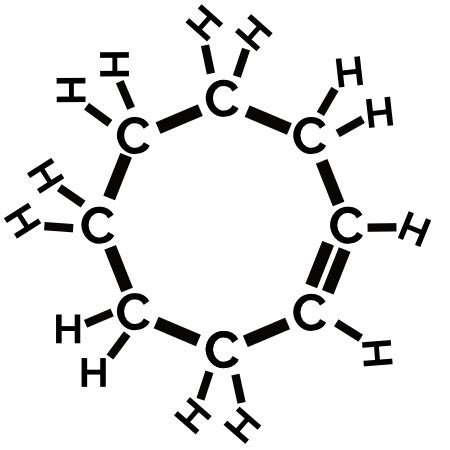 If a cyclic hydrocarbon with one C=C double bond has 8 carbon atoms, how many hydrogens atoms ...