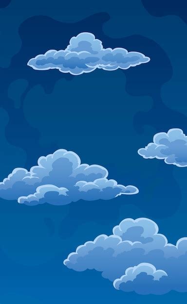 Premium Vector | Night with clouds weather app screen mobile interface design forecast weather ...