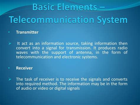 PPT - Telecommunications Systems PowerPoint Presentation, free download - ID:7343791