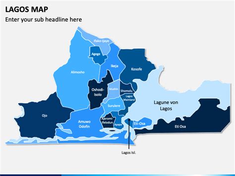 Lagos Map PowerPoint Template - PPT Slides