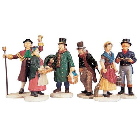 Christmas Shop Online - Village People Figurines - Set of 6