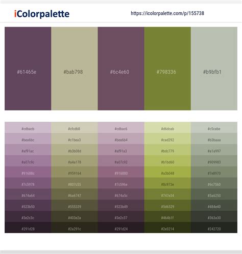 5 Latest Color Schemes with Eggplant And Eggplant Color tone combinations | 2024 | iColorpalette