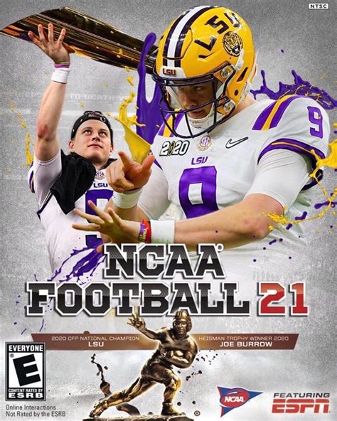 Joe Burrow on this mock NCAA Football 21 cover is straight fire (Photo)