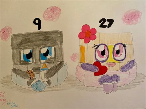 Numberblocks | A Baby Square and Baby Cube by PinkStarEevee16 on DeviantArt