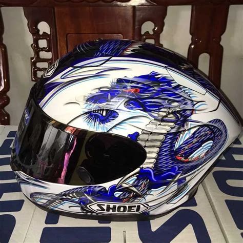 latest X12 helmet Chinese dragon motorcycle racing helmet full helmet Four Seasons men and women ...