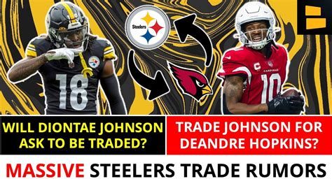 BREAKING: Diontae Johnson Asking For A TRADE? Trade For DeAndre Hopkins ...