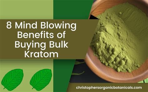 8 Benefits of Bulk Kratom: Mind-Blowing Advantages