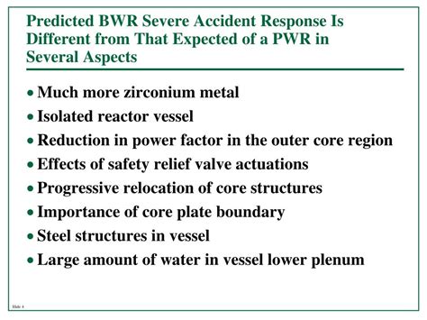 PPT - NRC Perspectives on Reactor Safety Course Special Features of BWR ...