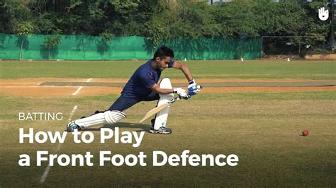 How to Play a Front Foot Defence - How to Play Cricket | Sikana