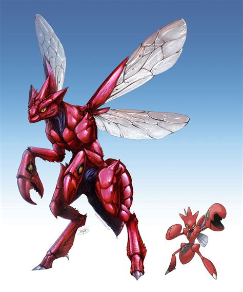 Realistic Pokemon: Scizor by ReneCampbellArt on DeviantArt