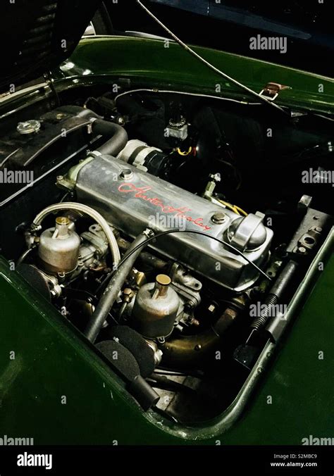 Austin Healey Engine Stock Photo - Alamy