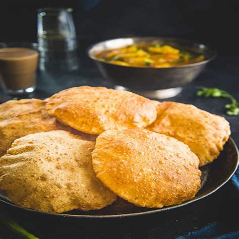 Flyingidlis.com | ALOO BHAJI AND PURI (2 PCS) (V)