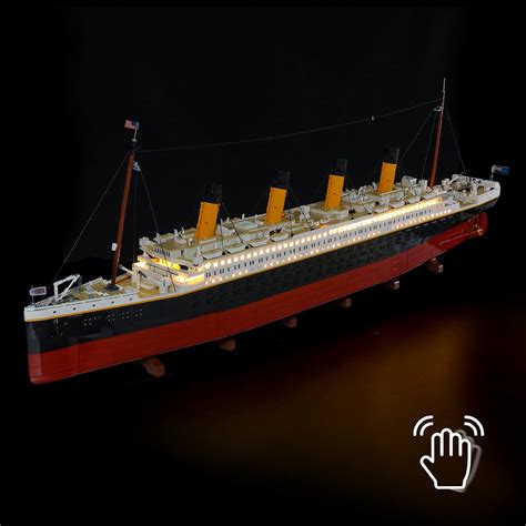 Amazon.com: GEAMENT LED Light Kit Compatible with Lego Titanic - Lighting Set for Creator 10294 ...