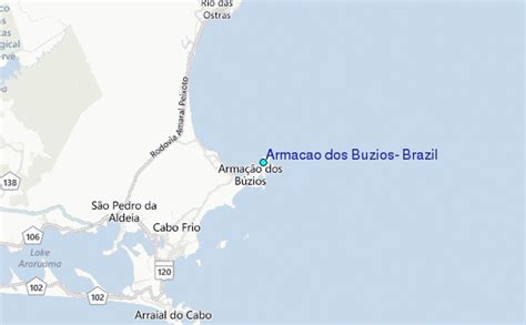 Armacao dos Buzios, Brazil Tide Station Location Guide