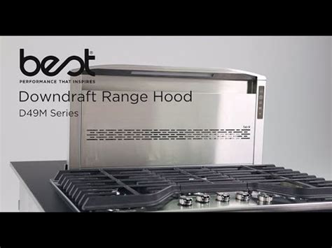 BEST D49M Downdraft Range Hood Installation Video - YouTube