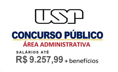 USP abre Concurso Público na área administrativa com salário de R$ 10. ...