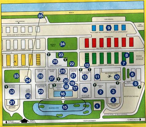 Filey Map from 1982