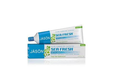 Jason Sea Fresh Toothpaste, Deep Sea Spearmint, 6 ounce Ingredients and Reviews