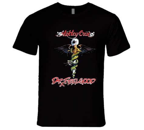 Motley Crue Dr. Feelgood Tour Classic Rock Music T Shirt